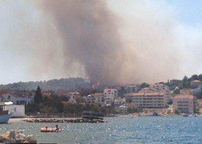 TROGIR: Gorila ju�na strana otoka �iovo