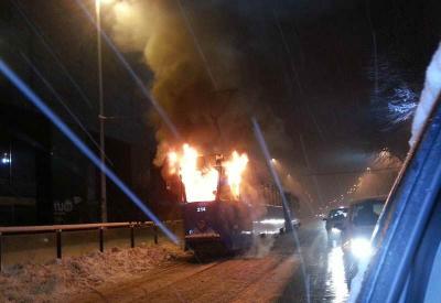 ZAGREB: Zapalio se tramvaj kod stadiona