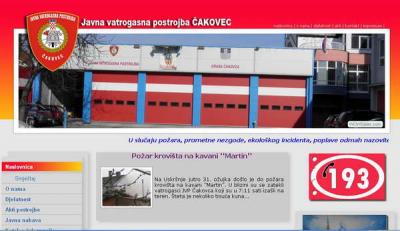 ČAKOVEC: JVP ima obnovljenu WEB stranicu