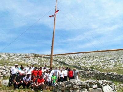 KORNATI: DVD Opće bolnice Zabok na mjestu najvećeg stradanja vatrogasaca u Republici Hrvatskoj.