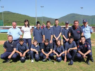 STARI TRG pri LOŽU: 14. Susret vatrogasne mladeži Republike Slovenije i Republike Hrvatske.